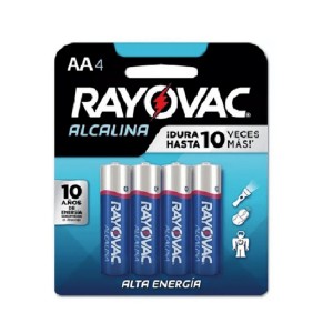 RAYOVAC PILA ALCALINA AA x 4u